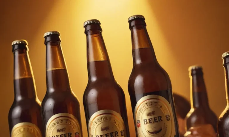 Decoración alegre con cerveza y rostros sonrientes