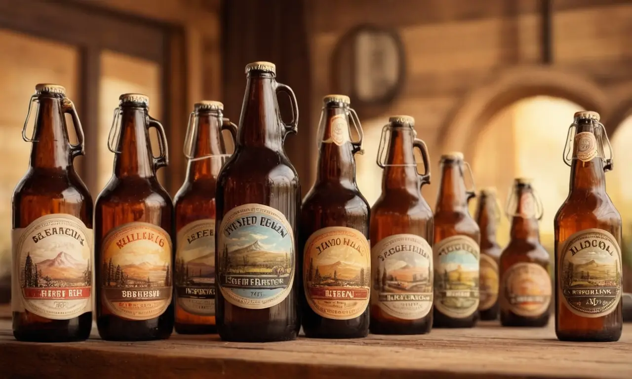 Cerveza artesanal y estética vintage