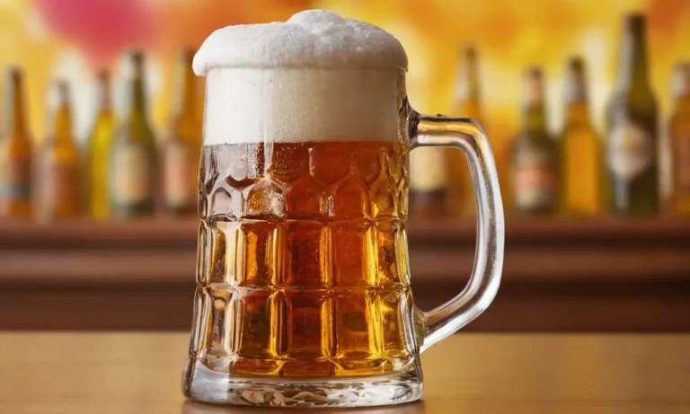 El papel pintado muestra una cerveza con colores vibrantes y el título de la guía