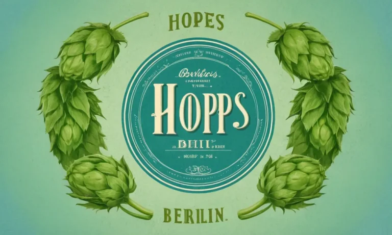 Es una ilustración vintage de cerveza azul y verde