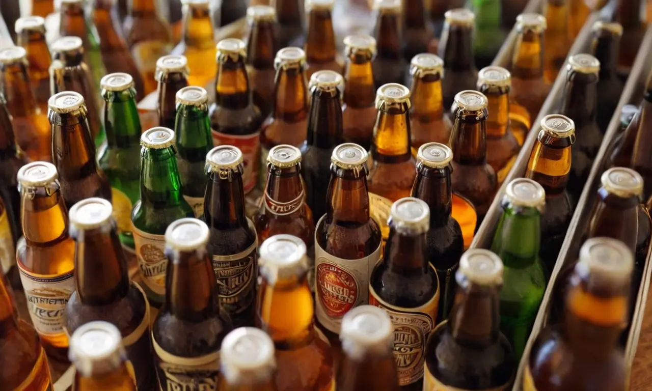 Papel pintado ilustra cervezas artesanas