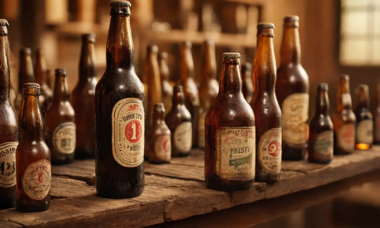 Un ambiente cervecero vintage enigmático