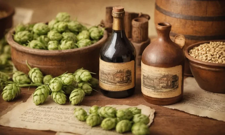 Ilustración vintage de cerveza