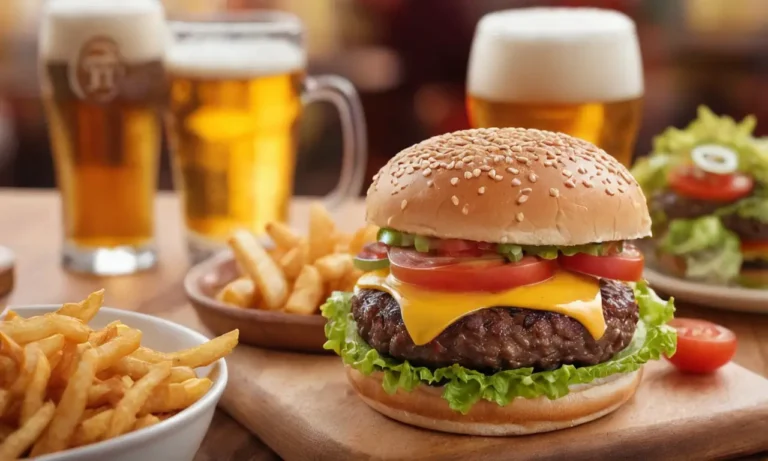 El papel pintado muestra un hamburguesa