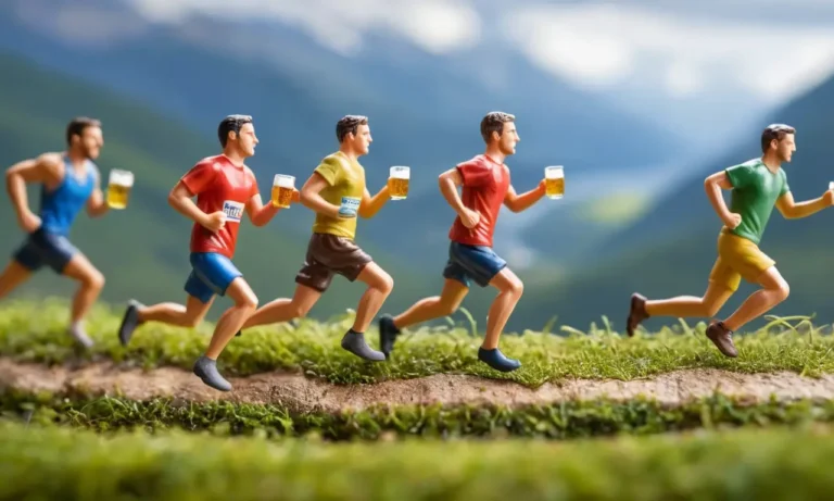 Representa hombres corriendo