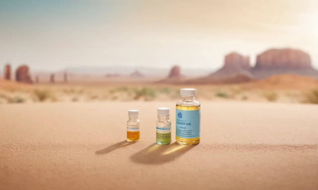 Un paisaje desértico austero representa la abstinencia