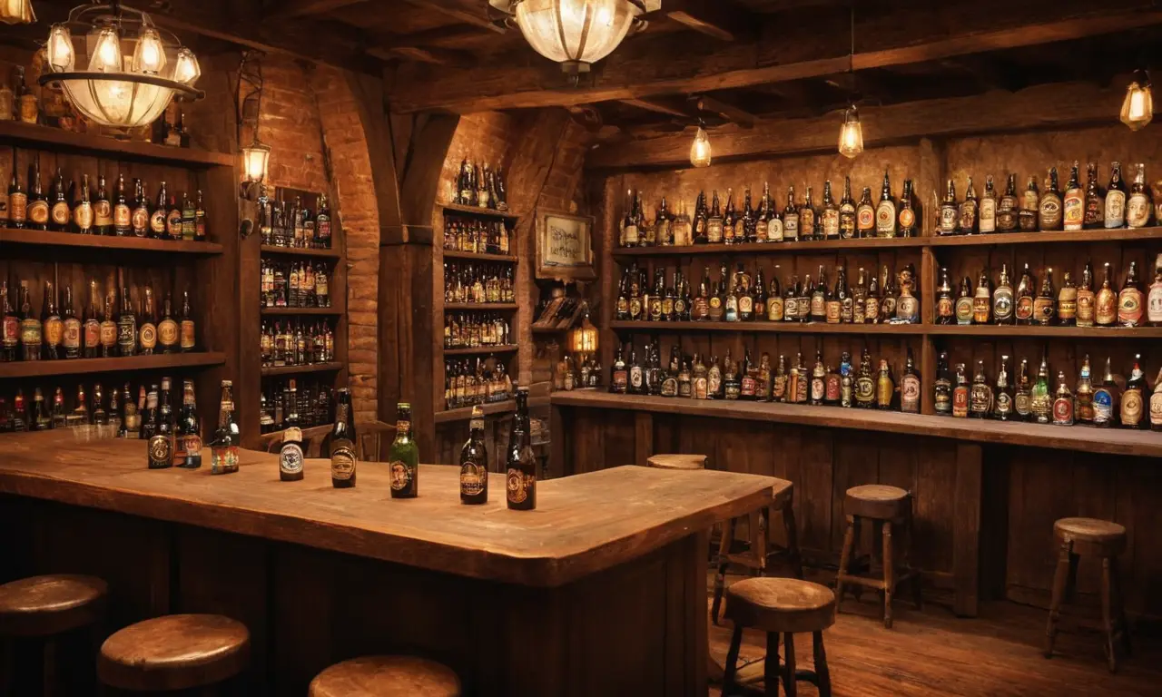 Papel pintado de cerveza vintage