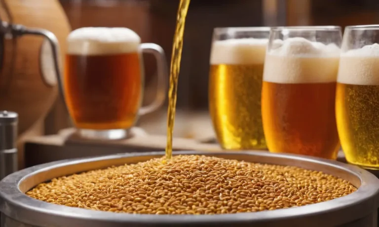 Representa la fermentación de cerveza vibrante