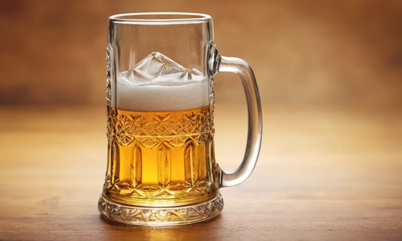 Ilustraciones elegantes de vasos de cerveza