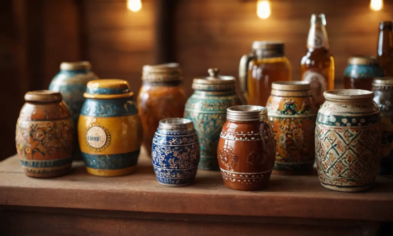 Jarras cerámicas rústicas