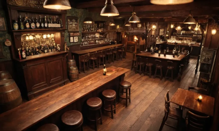 Es un pub británico clásico y nostálgico