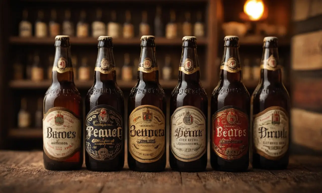 Cerveza francesa vintage