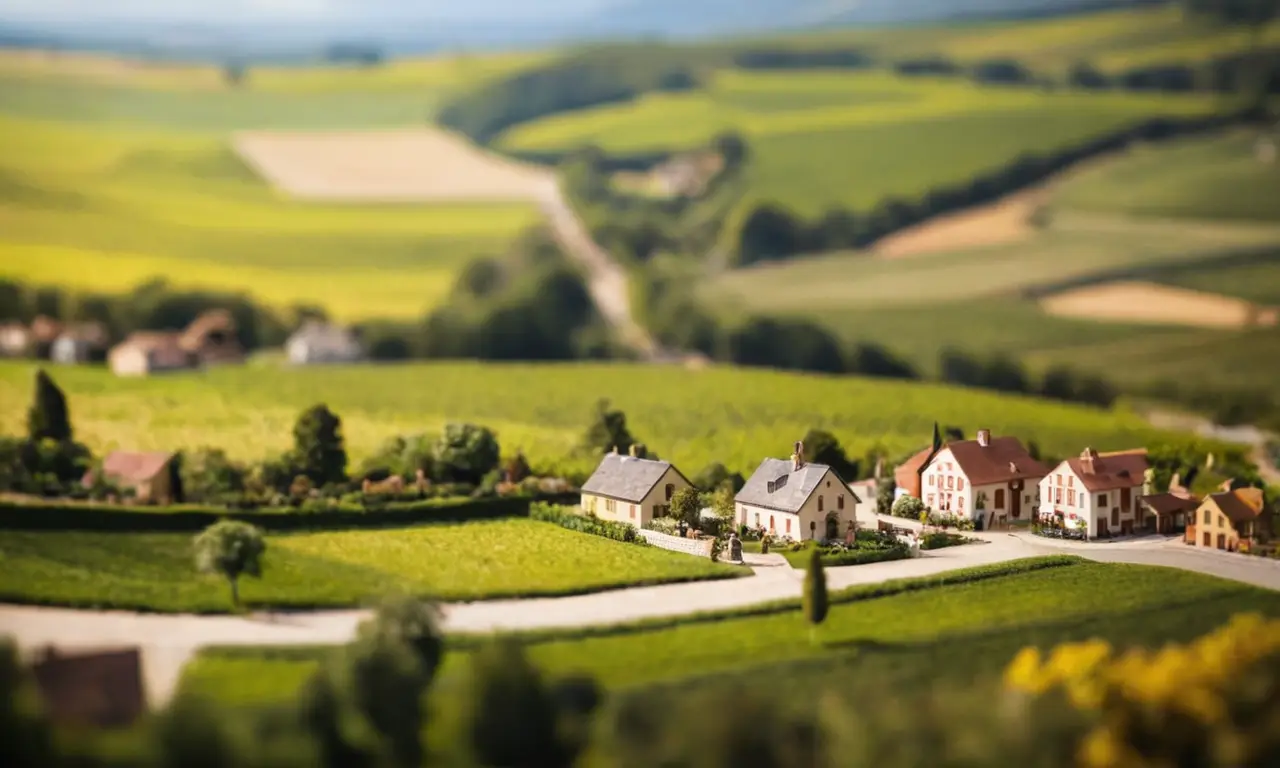 El papel pintado muestra una línea de longitud estilizada que enfatiza la influencia clave en la cata de vinos