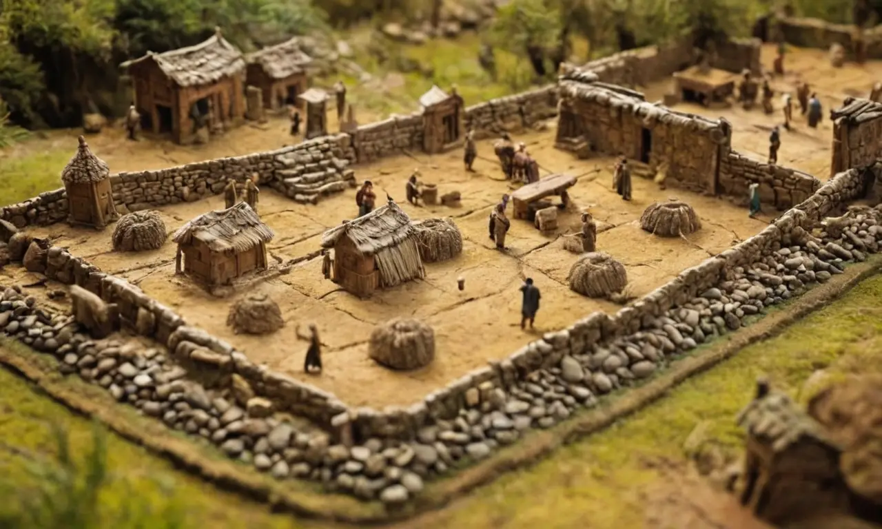 Texturas cautivadoras de formas ancestrales