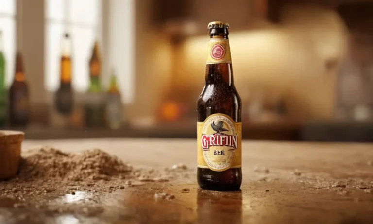 Papel tapiz de cerveza Griffin sucio