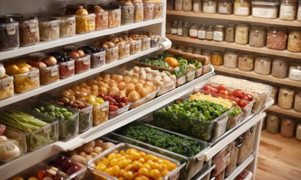 El papel pintado muestra organización culinaria y alimentos de calidad